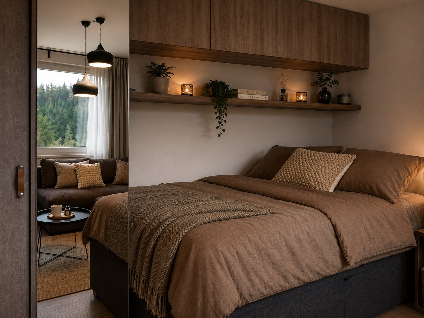 Ložnice apartmánu HolidayTime — Janské Lázně